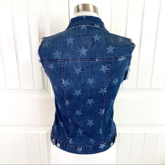 Rock & Republic Denim Star Gunshow Starlight Vest - Picture 4 of 6